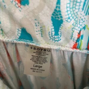 Soybu Maxi Knit Tie Halter Dress - Size Large